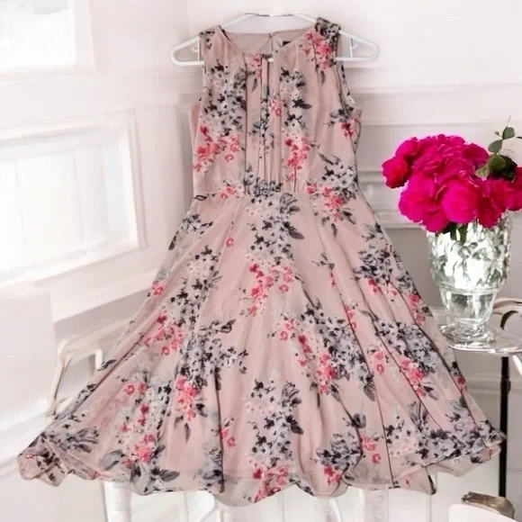 dusty pink and black dress Black and Pink Tulle Lace Long Prom Dress, A-Line Strapless Evening Sweet 16 Dress US 6 / Black and Pink main image 1